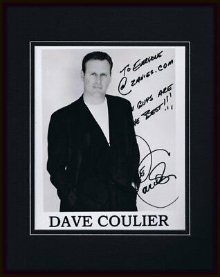 Dave Coulier Signed Framed Vintage 11x14 Photo Display Full House Fuller Joey