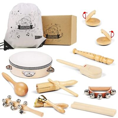 #ad Kids Musical Instruments Toys Percussion Instruments Set with Storage Bag P...