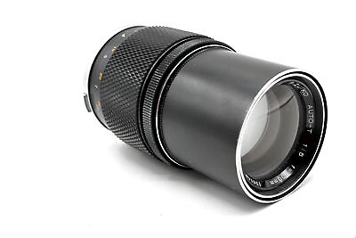 #ad Olympus Zuiko F.Zuiko E.Zuiko 200mm f 4.0 f 5.0 Manual Focus OM Mount Prime Lens