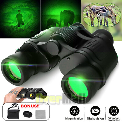 #ad 60x60 Military Zoom Powerful Night Vision Binoculars Monoculars Goggles Hunting