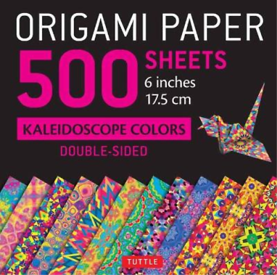 #ad Origami Paper 500 sheets Kaleidoscope Patterns 6quot; 15 cm