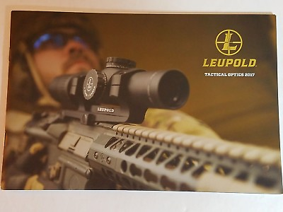 Leupold Tactical Optics 2017 Catalog Booklet NEW 38 Pages