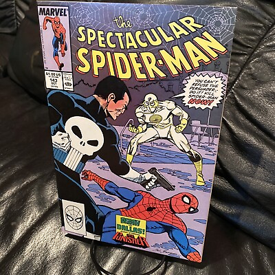 The Spectacular Spider Man #143 1988 Marvel Comics Group Comic Book Punisher