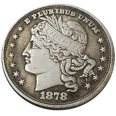 1878 Morgan Silver Dollar Coin Rare Antique Collection Coin Set Collectible Coin