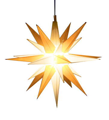 21” Moravian Star Hanging Outdoor Christmas Star Light Bright Porch Light