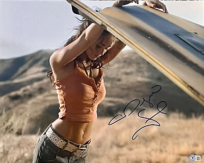 Megan Fox Authentic Signed 16x20 Transformers Photo Beckett BAS Witnessed