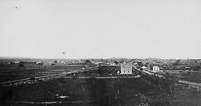 #ad New 14x24 Civil War Photo: Wide View North of Town after Battle of Gettysburg