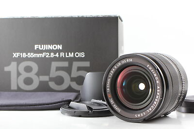 N MINT in Box FUJIFILM Fuji Fujinon XF 18 55mm f 2.8 4 R LM OIS Lens JAPAN