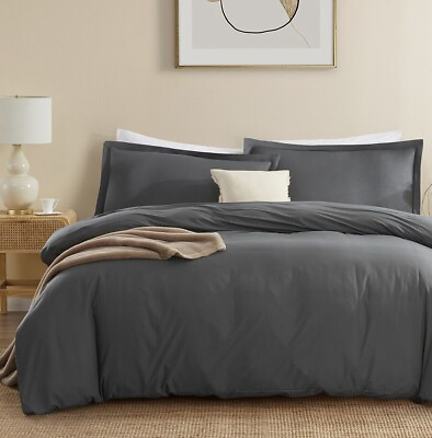 #ad 3 Pc Duvet Cover Set by Nymbus 1800 Series Ultra Soft Luxurious Comforter Cover