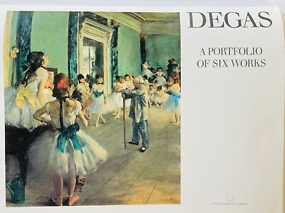 Degas A Portfolio of 6 Works Degas Reproduction For Framing 12” by 16”