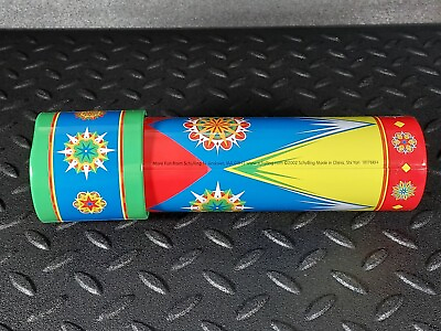 #ad Vintage 2002 Schylling Tin Kaleidoscope Colorful Toy