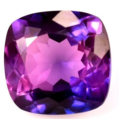#ad CERTIFIED 51Ct NATURAL Purple pink Sapphire CUSHION Loose Gemstone NEW
