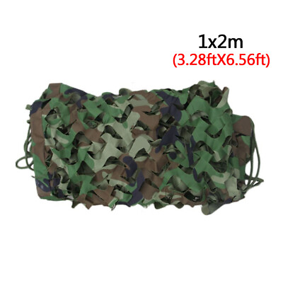 #ad #ad 13 26Ft Military Woodland Camouflage Netting Cutable Camo Net Camping Hunting