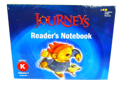 #ad JOURNEYS Paperback Reader#x27;s Notebook Grade K 1st Edition 2016 Reading Writing