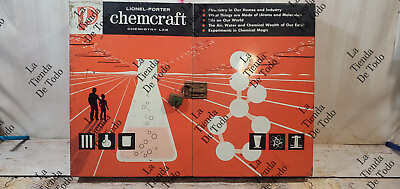 #ad Vintage 1950s Lionel Potter Chemistry Kit lab Set