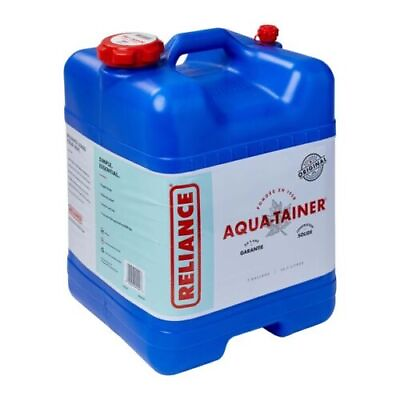 Reliance Aqua Tainer Water Container 7 Gallon Easy Storage BPA Free Stackable