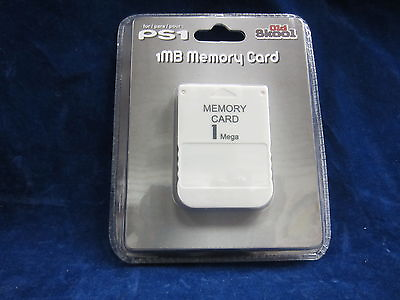 #ad Old Skool PS1 Playstation 1 PSOne 15 Blocks 1MB Memory Card ** BRAND NEW **