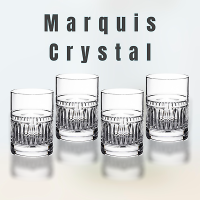NIB Waterford Marquis Crystal: Addison Tumbler Set of 4 Retails $105