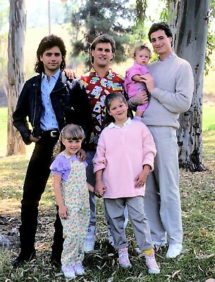 Full House Cast Bob Saget John Stamos Dave Coulier 8x10 Glossy Photo