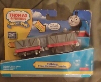 #ad Fisher Price Thomas amp; Friends TAKE N PLAY Talking Troublesome Trucks NEW *RARE*