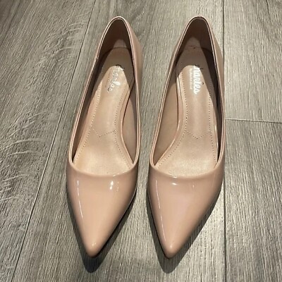 #ad Charles David Women#x27;s Size 6M Pointed toe Heel Nude Beige Size 6M