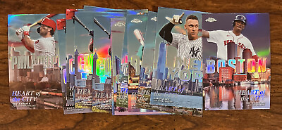 #ad 2022 Topps Chrome Heart of the City You Pick Complete Your Set