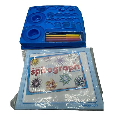 #ad spirograph design guide art set includes direction paper 8 pens 13 designs READ