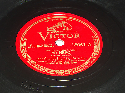 John Charles Thomas Song In My Heart Oscar Straus Once To Every Heart 12quot; 78rpm