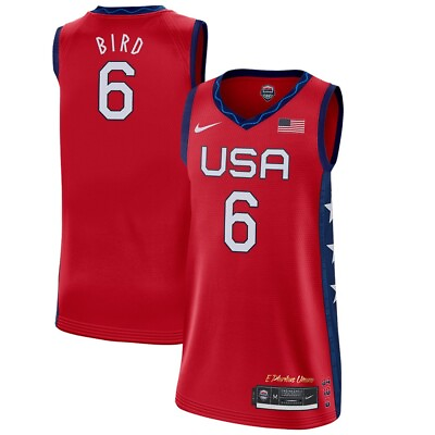 #ad Nike Jersey Womens Size Medium Sue Bird Red USA Basketball 2020 Summer Olympics