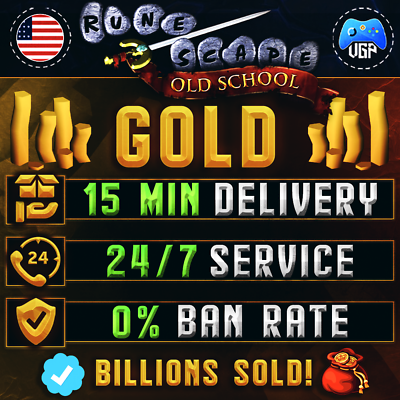 🔥 Old School Runescape Gold 🚛 15 min Delivery ✔️100% Positive FB OSRS GP