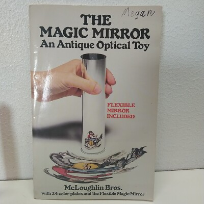 #ad The Magic Mirror Antique Optical Toy McLoughlin Bros Picture Book Vintage 1979