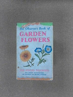 #ad #ad Observer#x27;s Book of Garden Flowers Observer#x27;s Pocket Hardback Book The Fast