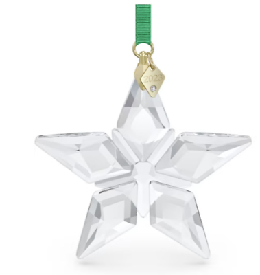 #ad 2023 Swarovski Crystal Annual Edition Gold Star Ornament Limited 5636253
