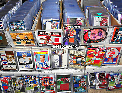 Wholesale Football HOT PACKS Autograph Relic Rookie PATCH Auto HUGE COLLECTION