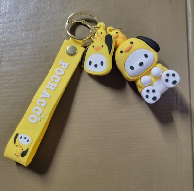 #ad Sanrio Hello Kitty Pochacco Keychain My Melody