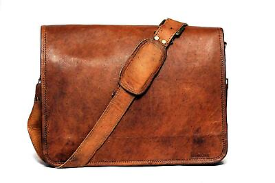 Bag Leather Women Handmade Purse Vintage Shoulder Brown Messenger Genuine New