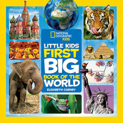 Little Kids First Big Book of the World Hardcover By Carney Elizabeth GOOD
