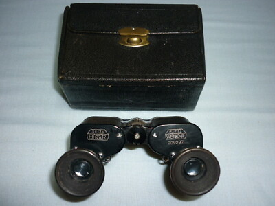 Antique Late 1920s Leica Binoculars 3 x 13.5 BINAR Very Good Condition