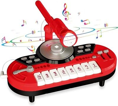 Baby Piano Keyboard Toy for Toddlers Best Toys for 2 Year Old Girl boy Red