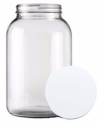 #ad One Gallon Wide Mouth Glass Jar With Lid
