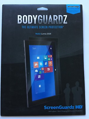 BodyGuardz Anti Glare Anti Fingerprint Screen Protector Nokia 2520 NEW