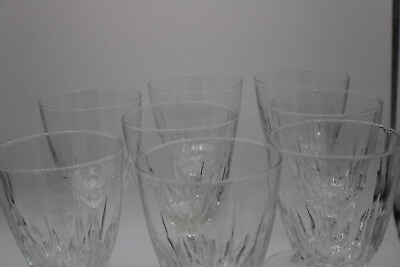 Luminarc Cristal d#x27;Arques DIAMANT Pattern 8oz Wine Glass set of 8