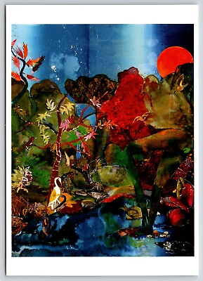 #ad Postcard Art Romare Bearden In A Green Shade Homage To Marvell