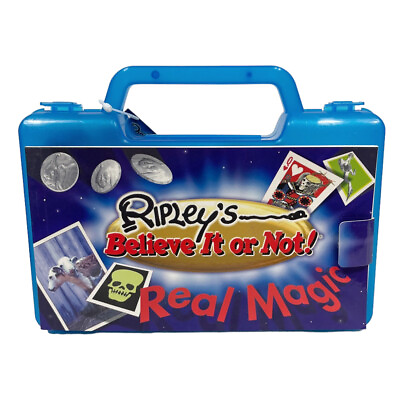 Ripleys Believe It Or Not Real Magic Kit For Kids 8 10 ￼Tricks W Case amp; Book