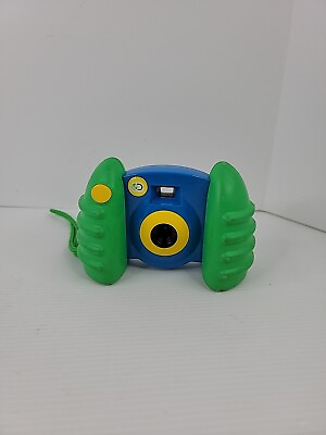 #ad DISCOVERY KIDS Digital Camera Green Yellow USB Compatible LCD Display