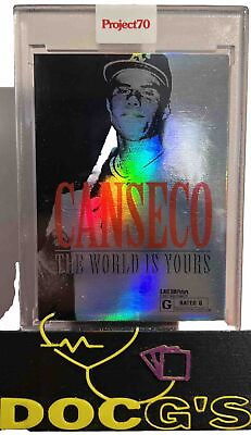 #ad #ad 2021 Jose Canseco 🔥TOPPS PROJECT 70 Card #292🔥🌈Rainbow Ref Foil🔥NOT #d🔥