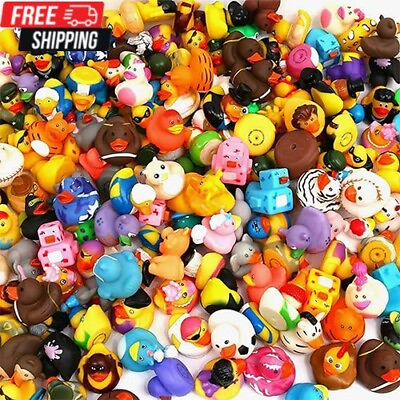 #ad 100 Pack Rubber Duck for Jeeps Ducking 2quot; Bulk Floater Duck for Kids Baby Ba