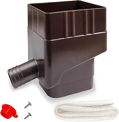 #ad Rainwater Collection System Rain Barrel Diverter Kit for Diverting Water Fits
