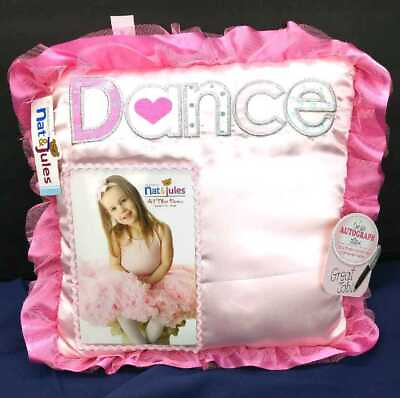 #ad Ballet Class Autograph Satin Dance Pillow All That Dance Gift Photo Pocket Cute