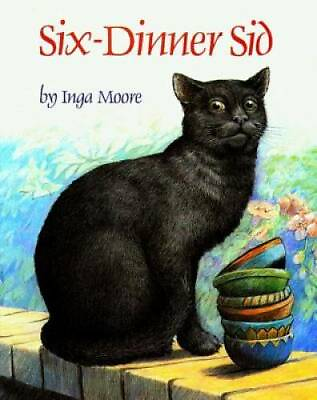 #ad Six Dinner Sid Hardcover By Moore Inga GOOD